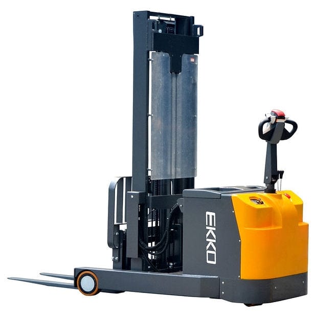 EKKO EH15TH Moving Mast Walkie Reach Truck 3300 lb Cap., 216" Height