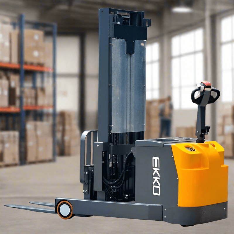 EKKO EH15TH Moving Mast Walkie Reach Truck 3300 lb Cap., 216" Height