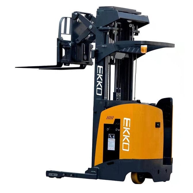 EKKO EK18RRL Stand-Up NA Reach Truck 4000 lb Cap., 196"Lift Ht- side view
