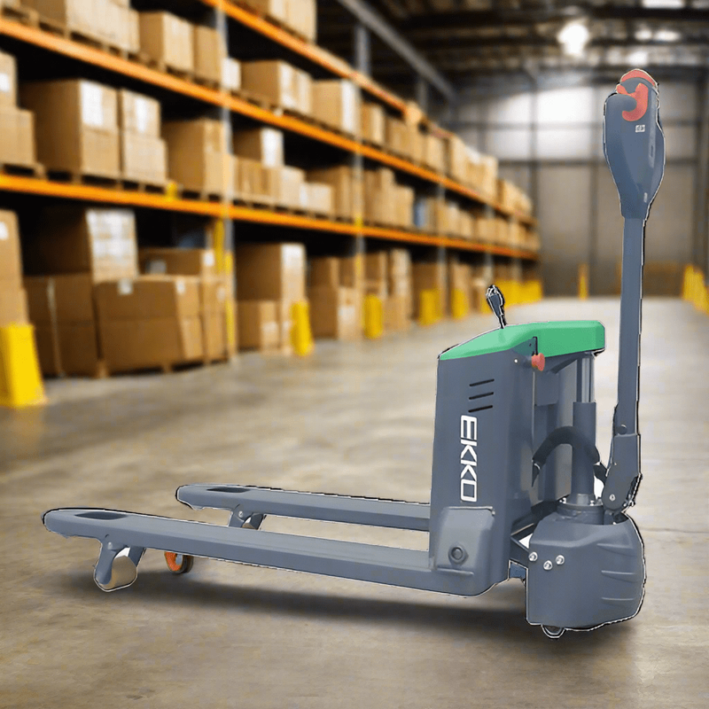 EKKO EP18JNLI Full Electric Narrow Pallet Jack 4000 lb. Capacity-