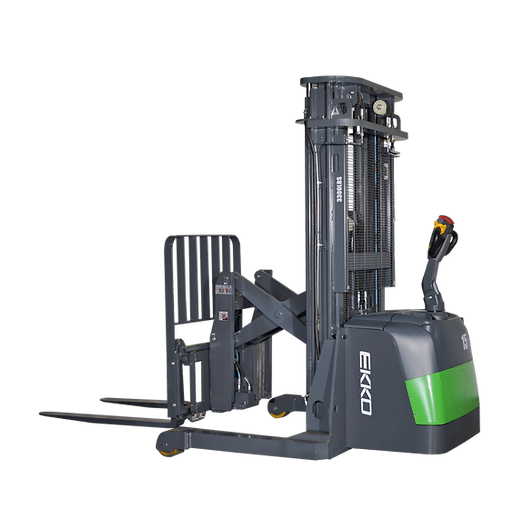 EKKO ER15-189Li 3300 lb Lithium Walkie Reach Truck lowered