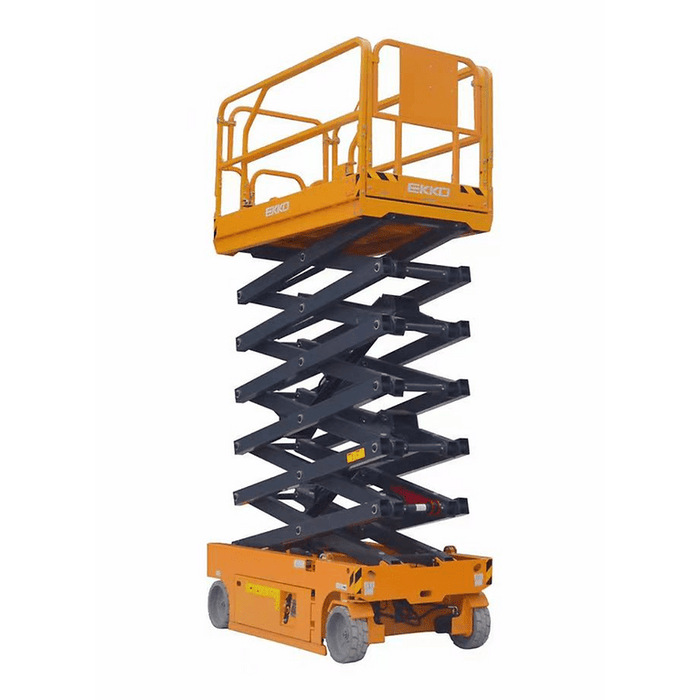 EKKO ES100E Aerial Work Platform Lift Height 32.8' (394'') in side view
