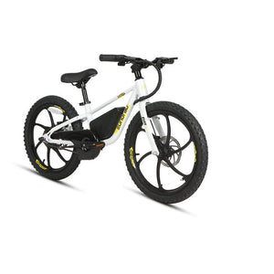 Eunorau E-Kids 20 Electric Fat Tire Bike for Kids in white color in front view