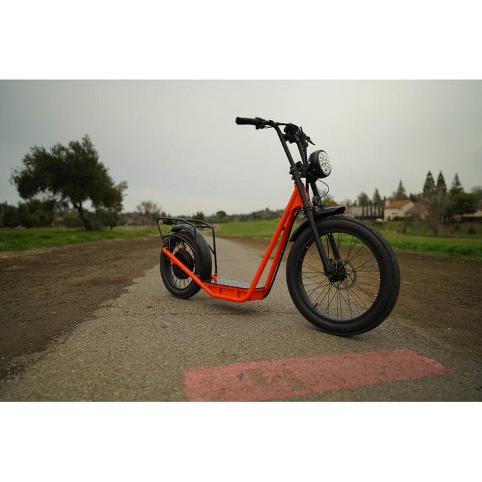 Eunorau Jumbo Electric Cargo Bike in the street