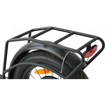 Eunorau Jumbo Electric Cargo Bike rack and fender