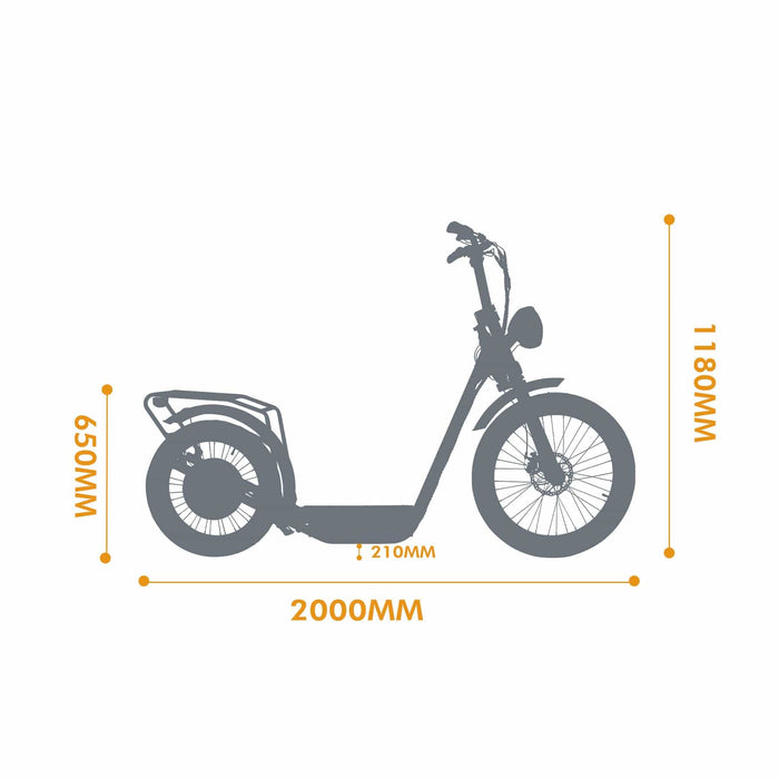 Eunorau Jumbo Electric Cargo Bike Specifications