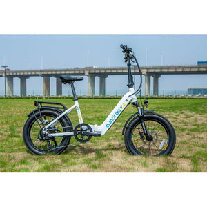 Eunorau Meta Foldable Electric Bike in action