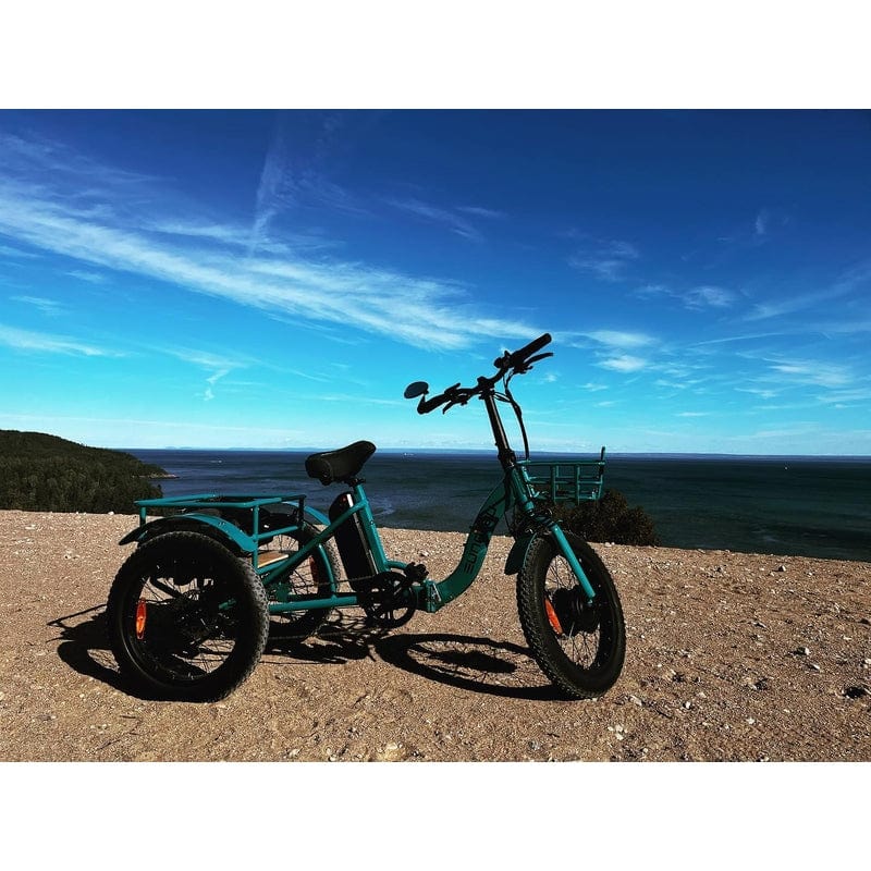 Eunorau New Trike Electric Fat Tire Tricycle in action