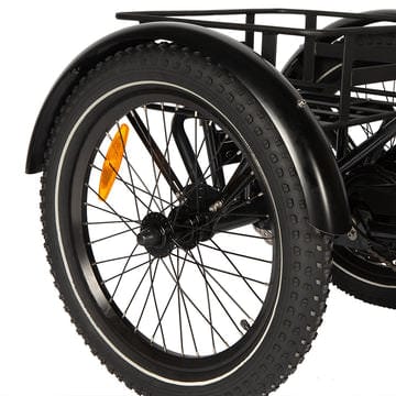 Eunorau One Trike Electric Fat Tire Tricycle fender