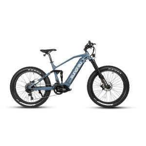 Eunorau Specter-S Fat Tire Electric Mountain Bike in moon black color facing the right