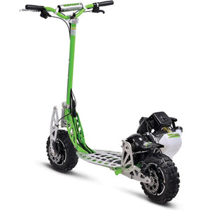 MotoTec/UberScoot 70x 2-Speed Gas Scooter Green | My Garage Supplies