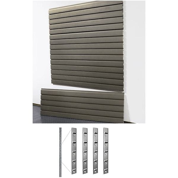 StoreWall | 4′ Heavy Duty Slatwall (4pcs) + Installstrips