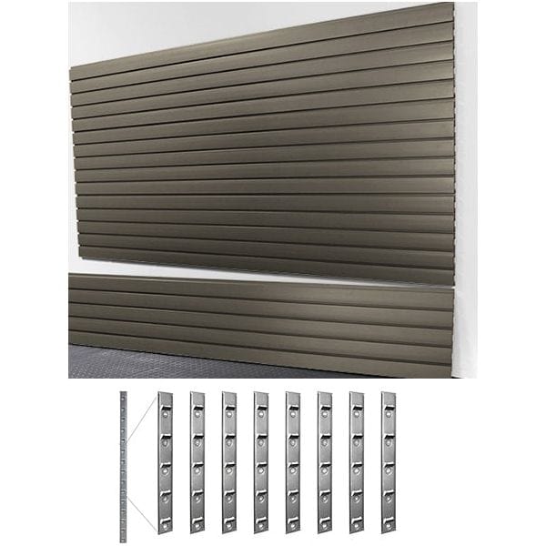 StoreWall | 8' Heavy Duty Slatwall (4pcs) + Installstrips