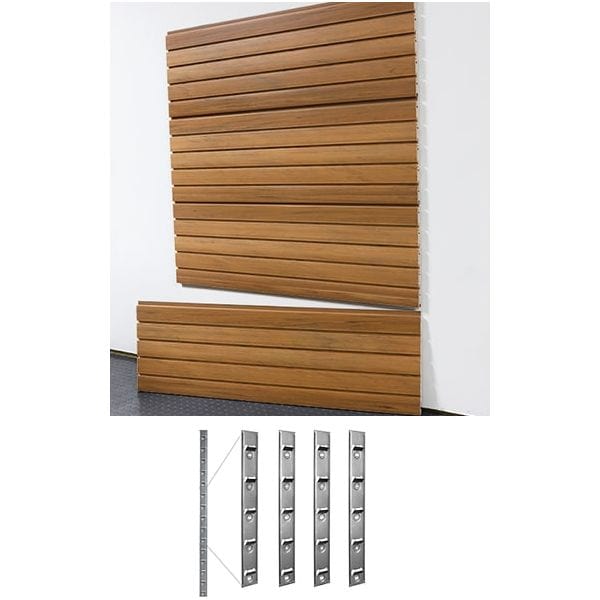 StoreWall | 4′ Heavy Duty Slatwall (4pcs) + Installstrips