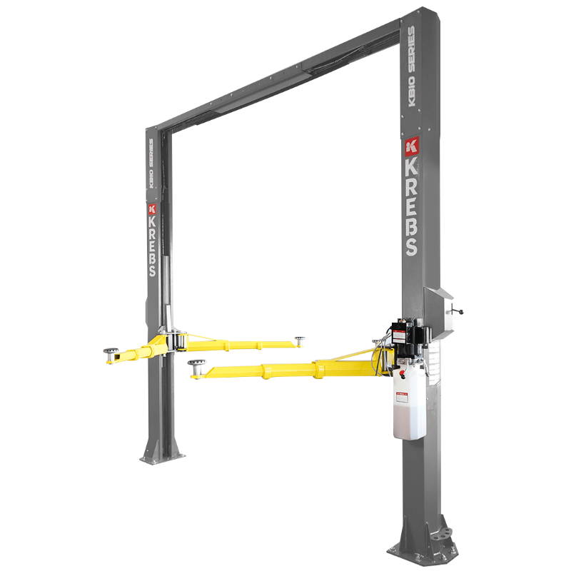 KREBS KB10/H 11800004 10,000lb 2-Post Automotive Lift Light Gray