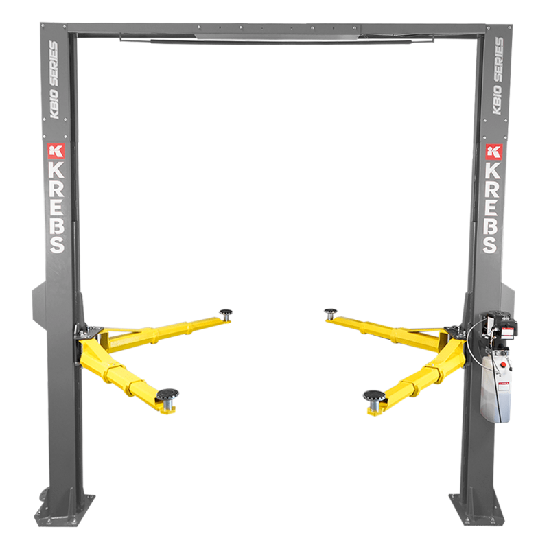 KREBS KB10/H 11800004 10,000lb 2-Post Automotive Lift Light Gray