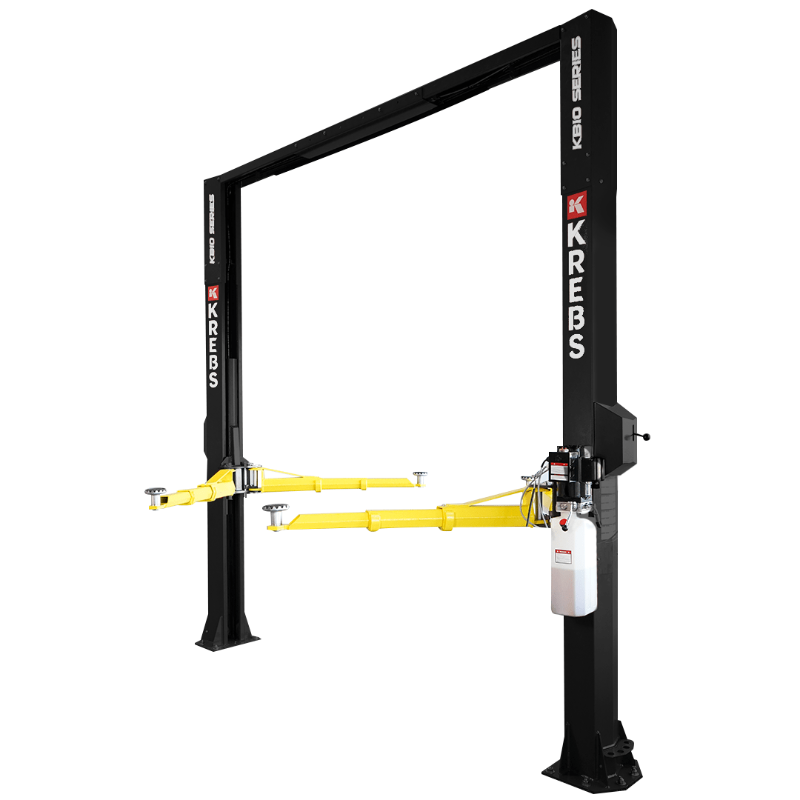 KREBS KB10/H-T 11853004 10,000lb 2-Post Automotive Lift Black