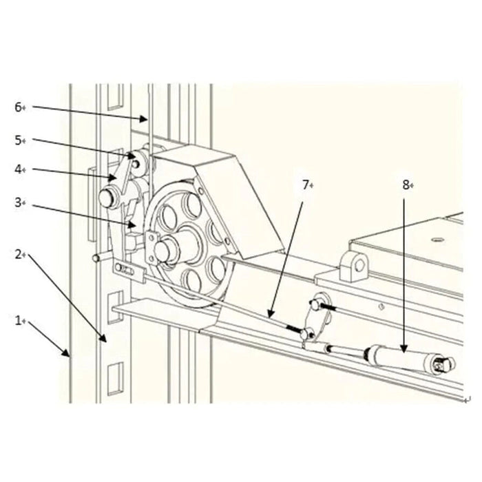 Katool KT-4H150 15,000lbs 4 Post Alignment Lift parts