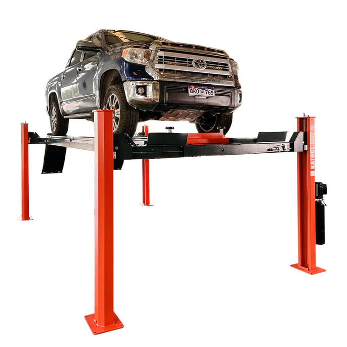 Katool KT-4H150 15,000lbs 4 Post Alignment Lift with a car