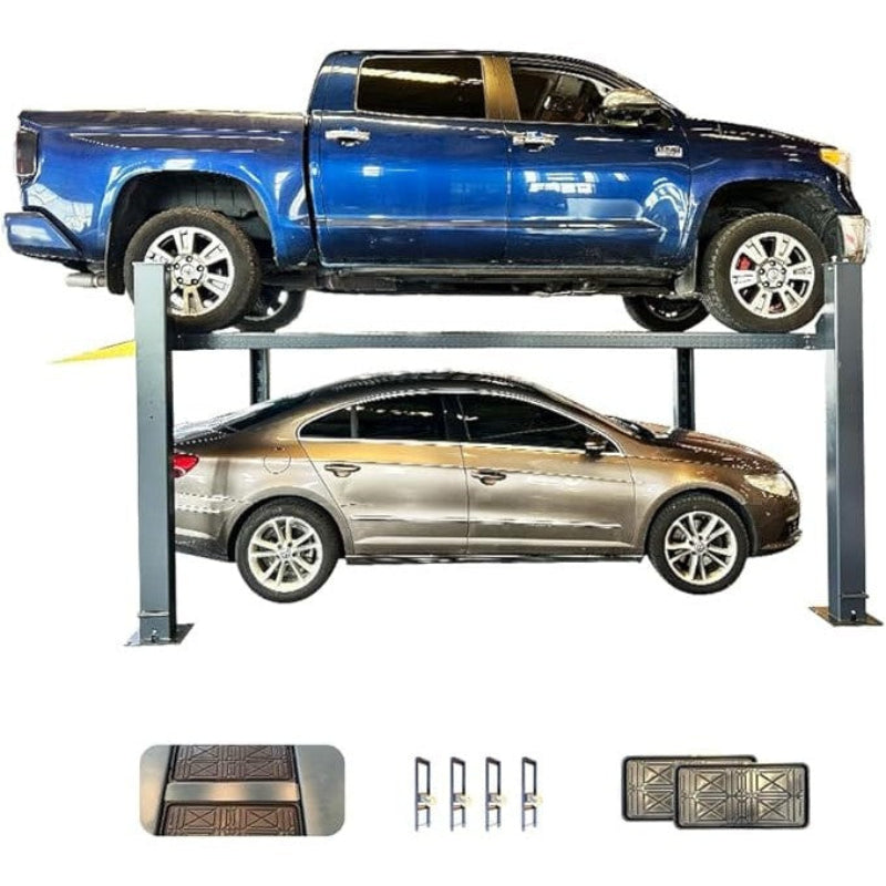 Katool KT-4H850 8,500lbs Heavy Duty 4 Post lift with 2 cars
