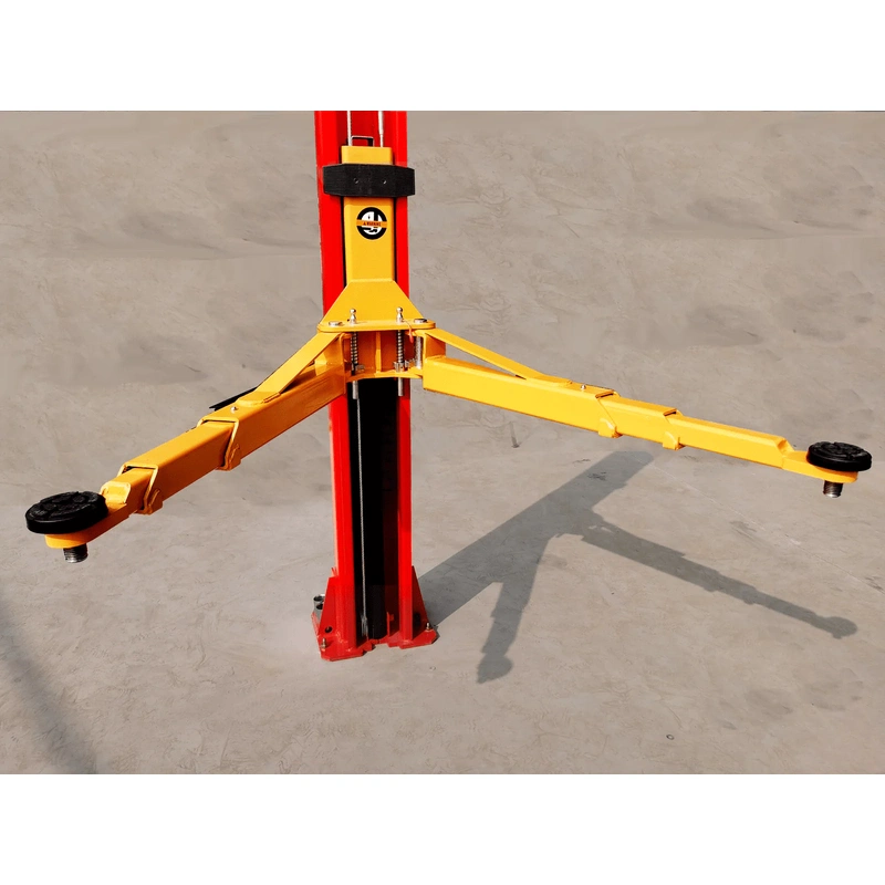 Katool KT-M110 Two Post Clear-floor Vehicle Lift 11,000lbs swing arm front view