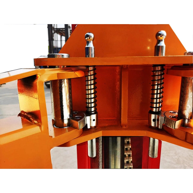 Katool KT-M110 Two Post Clear-floor Vehicle Lift 11,000lbs swing arm close view