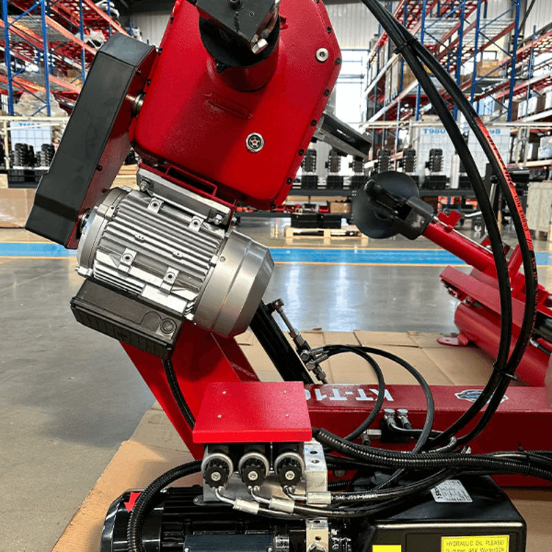 Katool KT-T160 Tire Changer & Wheel Balancer KT-B795L Combo Rear View