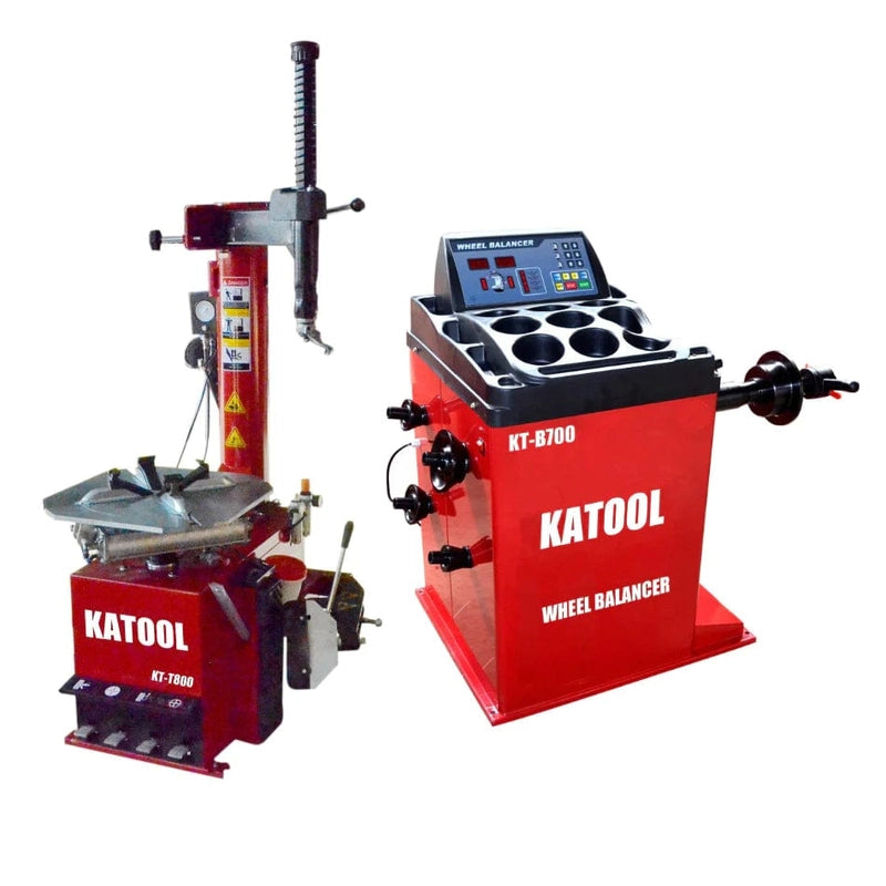 Katool Tire Changer KT-T800 & Wheel Balancer KT-B700 Comb