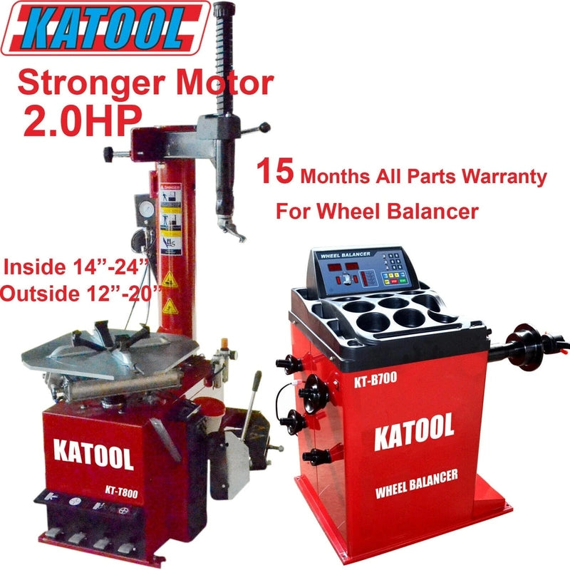 Katool Tire Changer KT-T800 & Wheel Balancer KT-B700 Combo Warranty