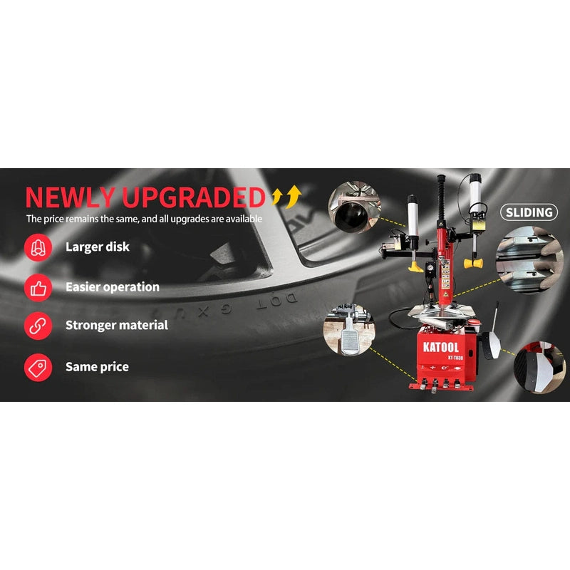 Katool KT-T830 Wheel Clamp Tire Changer Machine New Upgrades