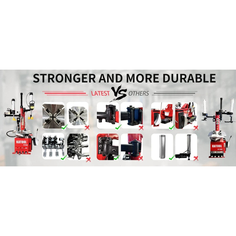 Katool KT-T830 Wheel Clamp Tire Changer Machine is stronger and more durable