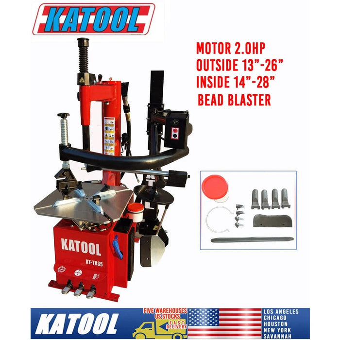 Katool KT-T835 Wheel Clamp Tire Changer Machine Product Features