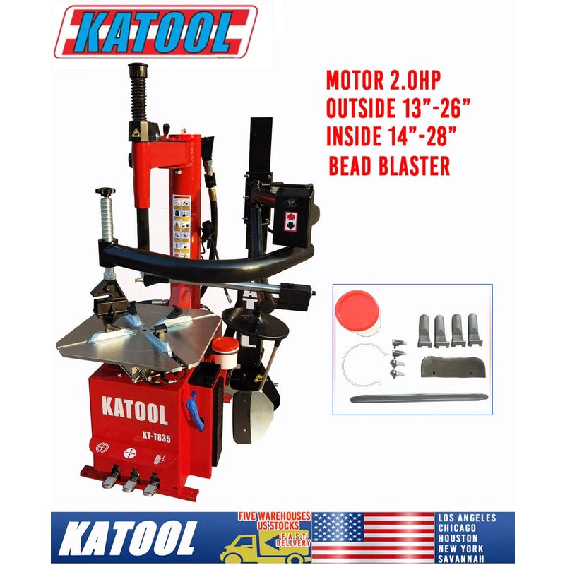 Katool KT-T835 Wheel Clamp Tire Changer Machine Product Features