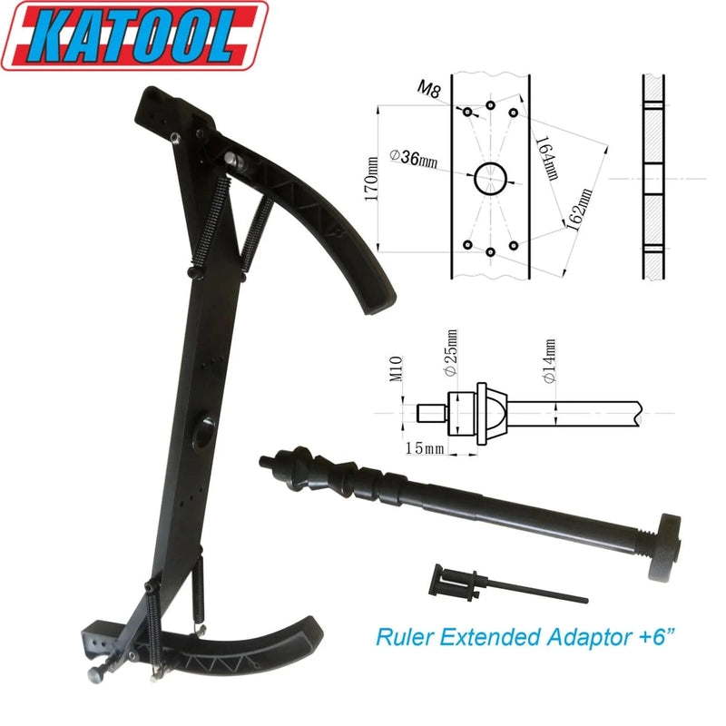 Wheel Base Extendable Ruler Katool Tire Changer KT-T850 & Wheel Balancer KT-B700 Combo — My Garage ...