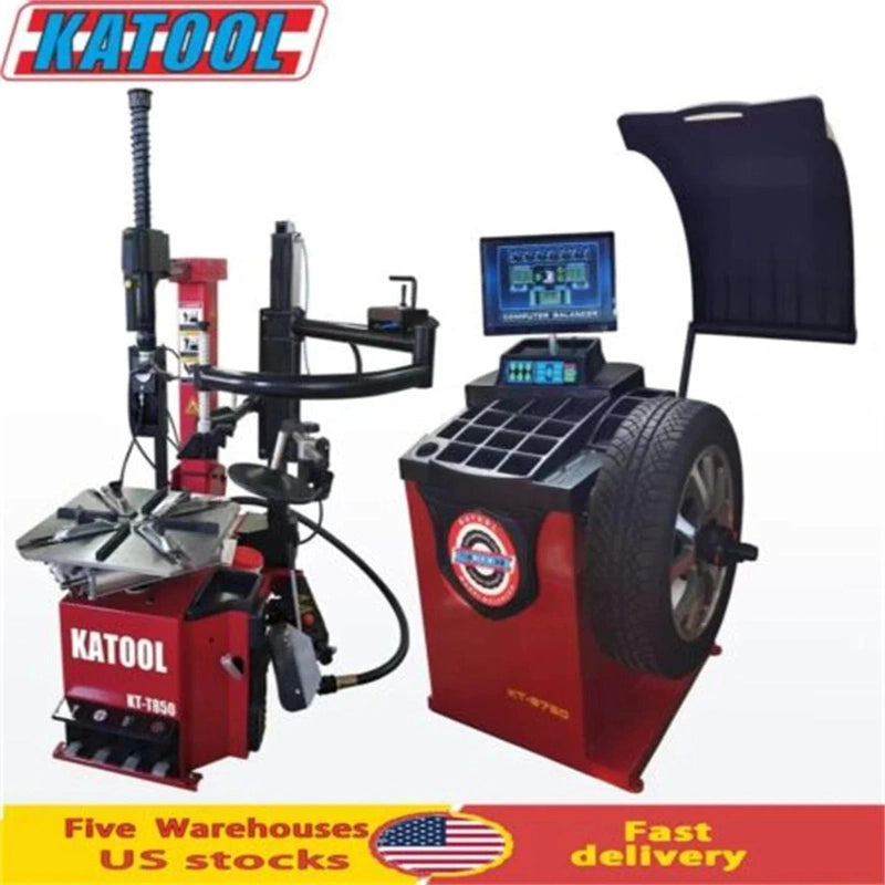 Katool Tire Changer KT-T850 & Wheel Balancer KT-B750 Combo Fast Delivery