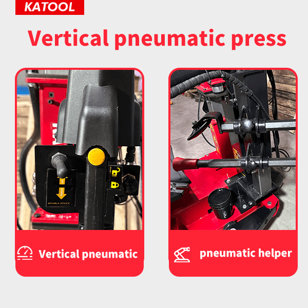 Katool KT-T855 Vertical Tire Press Changer Wheel Changer Machine Pneumatic Press