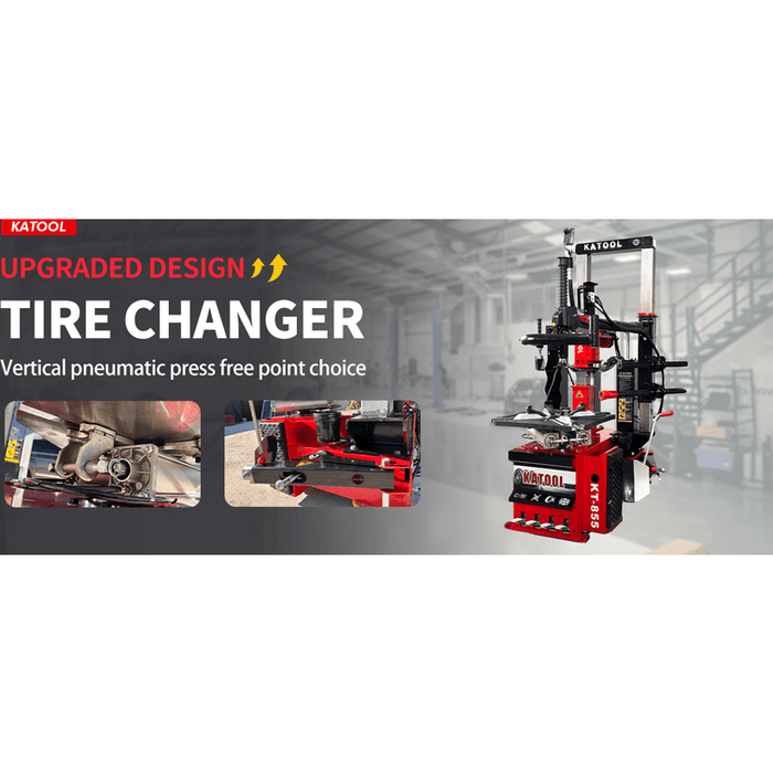Katool KT-T855 Vertical Tire Press Changer Wheel Changer Machine Upgrade Design