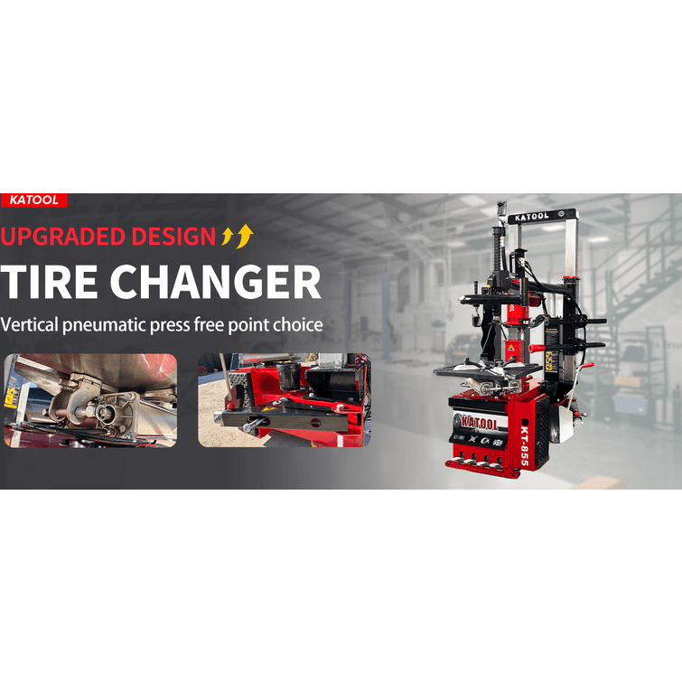 Katool KT-T855 Vertical Tire Press Changer Wheel Changer Machine Upgrade Design