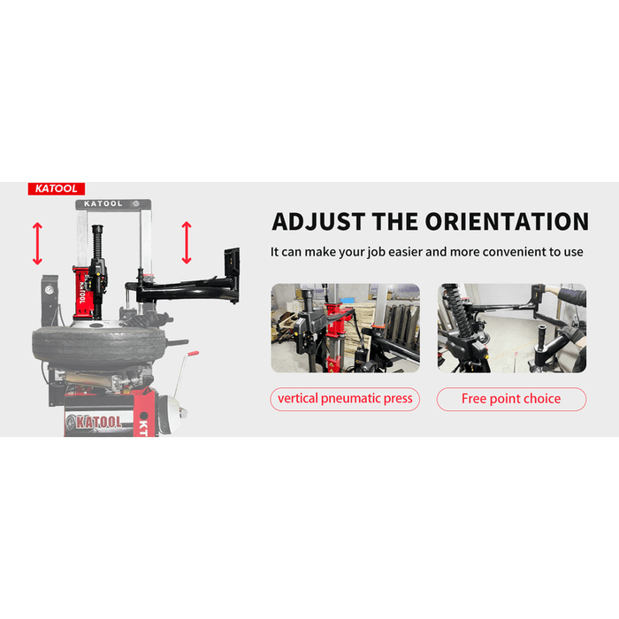 Katool KT-T855 Vertical Tire Press Changer Wheel Changer Machine Guide