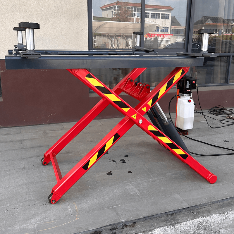 Katool KT-X66 6600 lbs Portable Mid Rise Scissor Lift with Pump