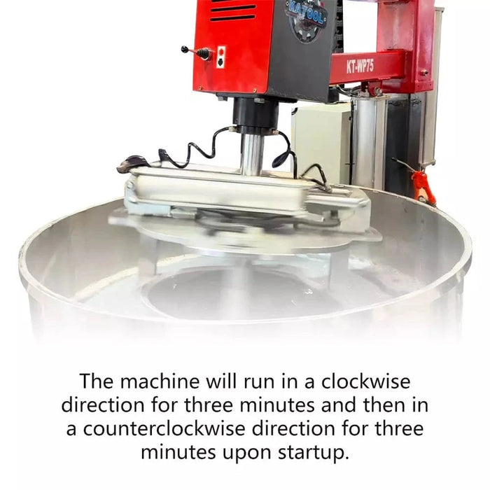 Katool RPM-80 Rim Polishing Machine Turning Directions