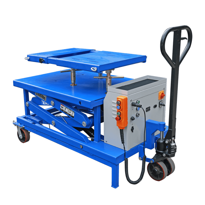 iDEAL LT-PT3300DC-X Lift Table, Power Train / DC Battery, 3300 lb. Cap.