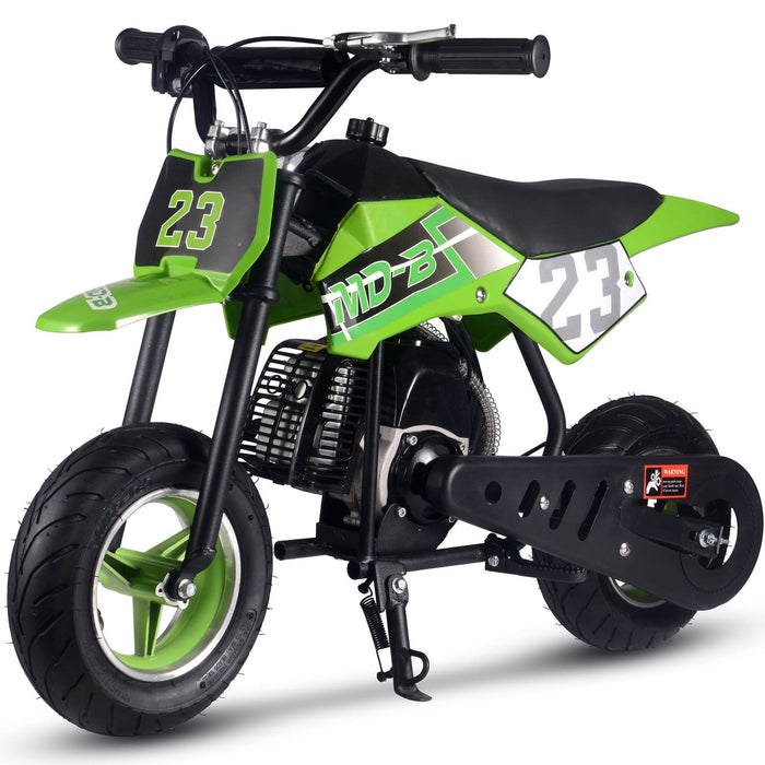 MotoTec Supermoto 50cc 2-Stroke Kids Dirt Bike | My Garage Supplies