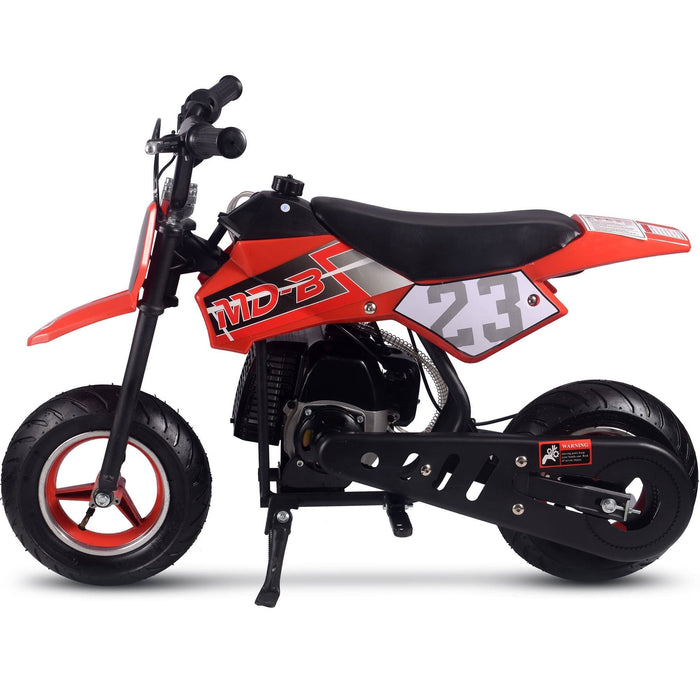 MotoTec Supermoto 50cc 2-Stroke Kids Dirt Bike | My Garage Supplies