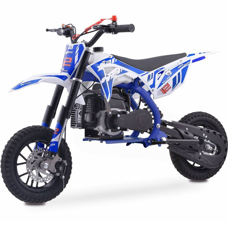 MotoTec Villain 52cc 2-Stroke Kids Gas Dirt Bike | My Garage Supplies