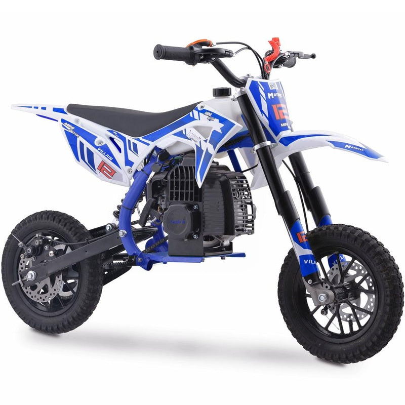 MotoTec Villain 52cc 2-Stroke Kids Gas Dirt Bike | My Garage Supplies