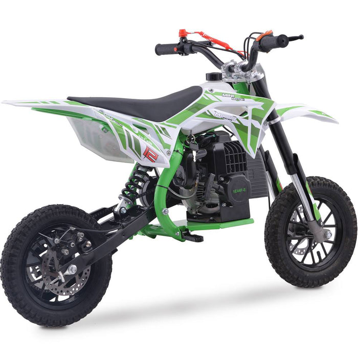 MotoTec Villain 52cc 2-Stroke Kids Gas Dirt Bike | My Garage Supplies