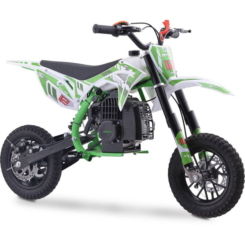 MotoTec Villain 52cc 2-Stroke Kids Gas Dirt Bike | My Garage Supplies