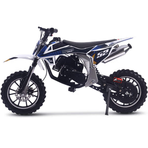 MotoTec Warrior 52cc 2-Stroke Kids Gas Dirt Bike | My Garage Supplies