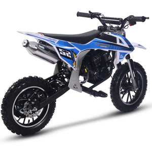 MotoTec Warrior 52cc 2-Stroke Kids Gas Dirt Bike | My Garage Supplies